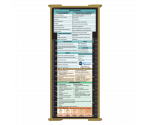 WhiteCoat Clipboard® Trifold - Tactical Brown Occupational Therapy Edition